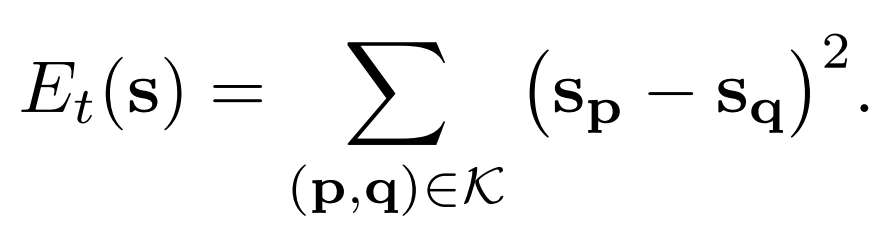 temporal regularization term